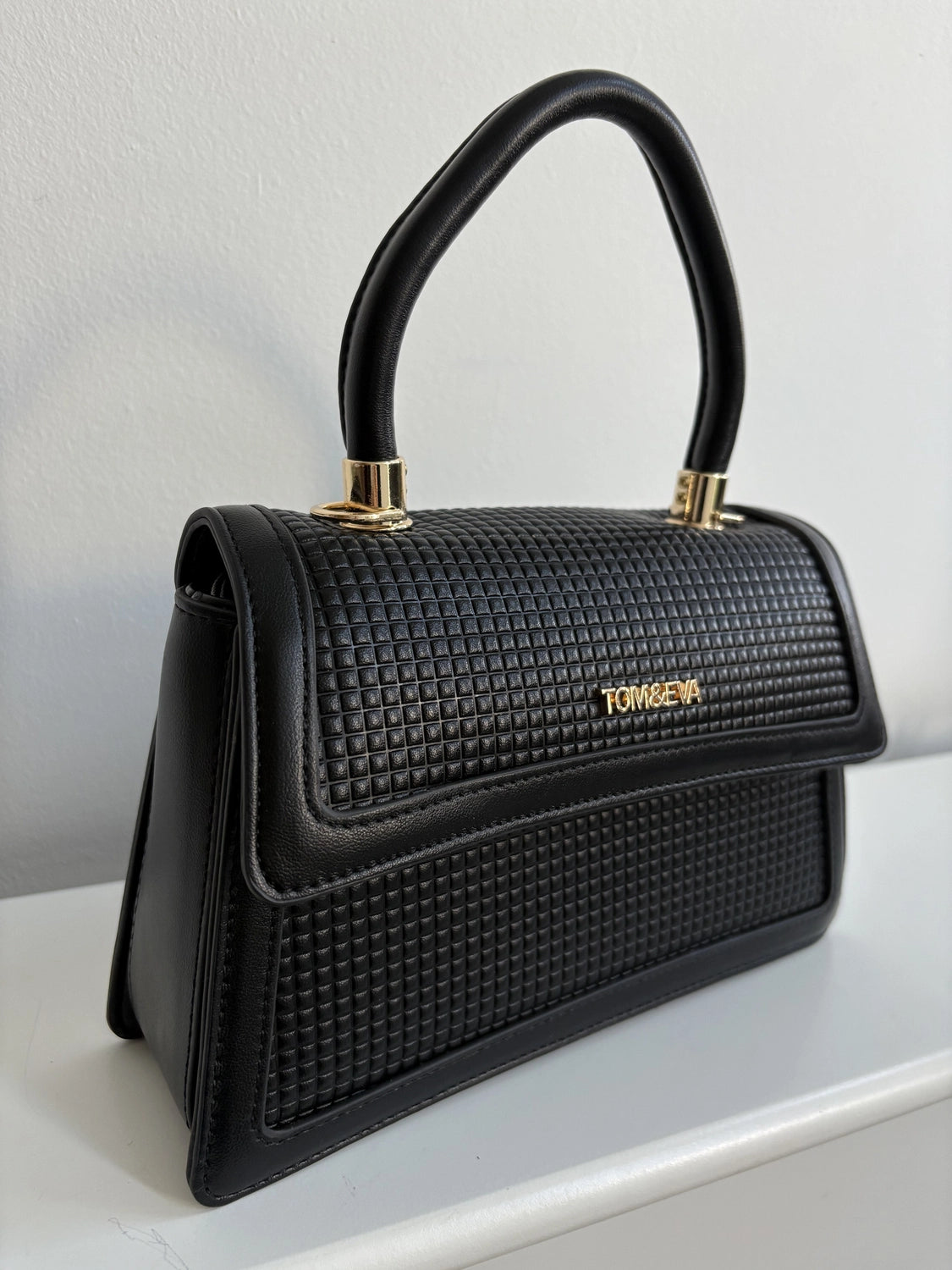 Tom & Eva Cora Black Handbag