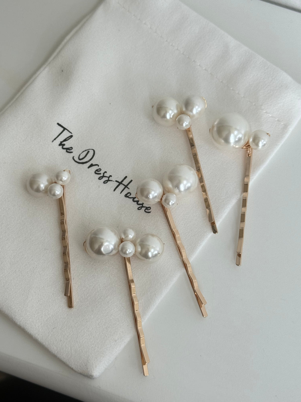 Alexius - Gold Pearl Hair Pin