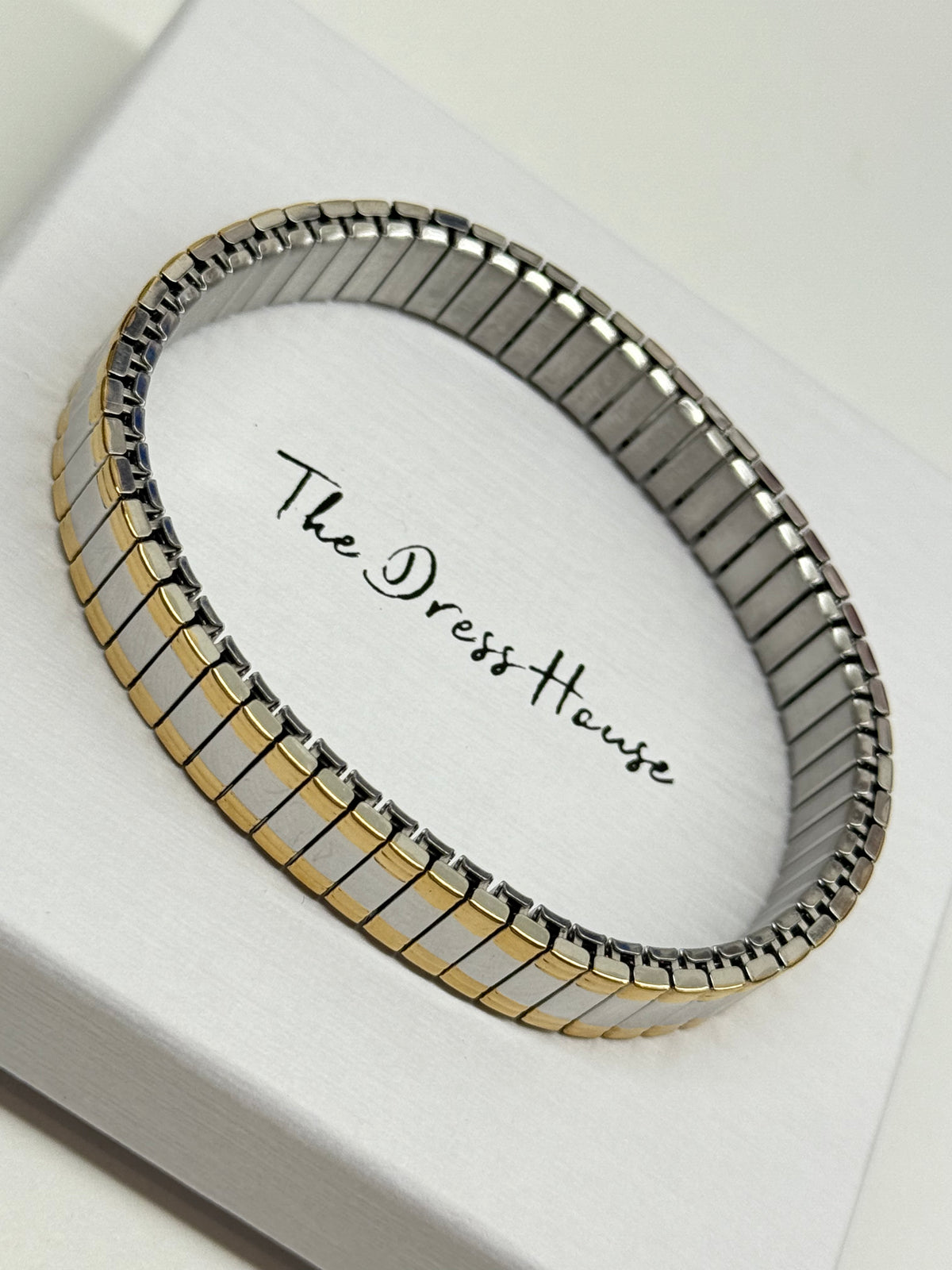 Aine - Gold Silver Bangle Bracelet