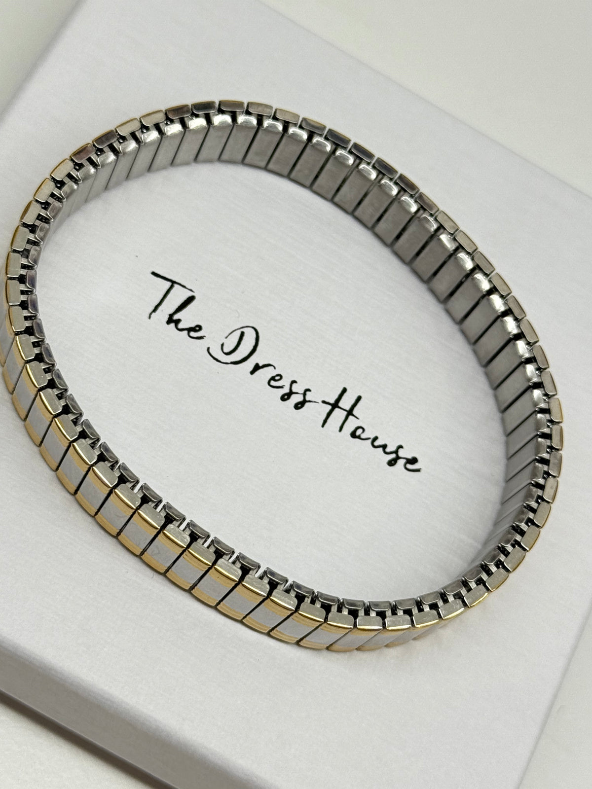 Aine - Gold Silver Bangle Bracelet