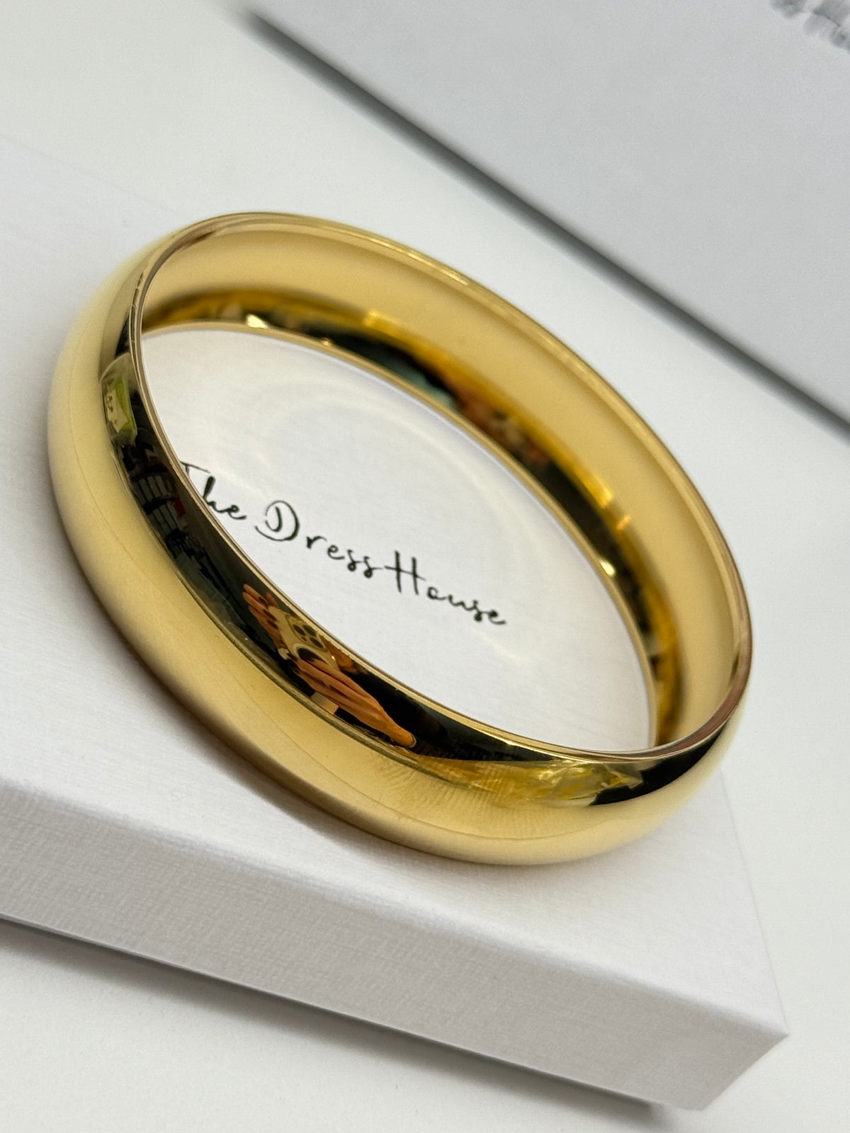 Cina - Gold Bangle Thick