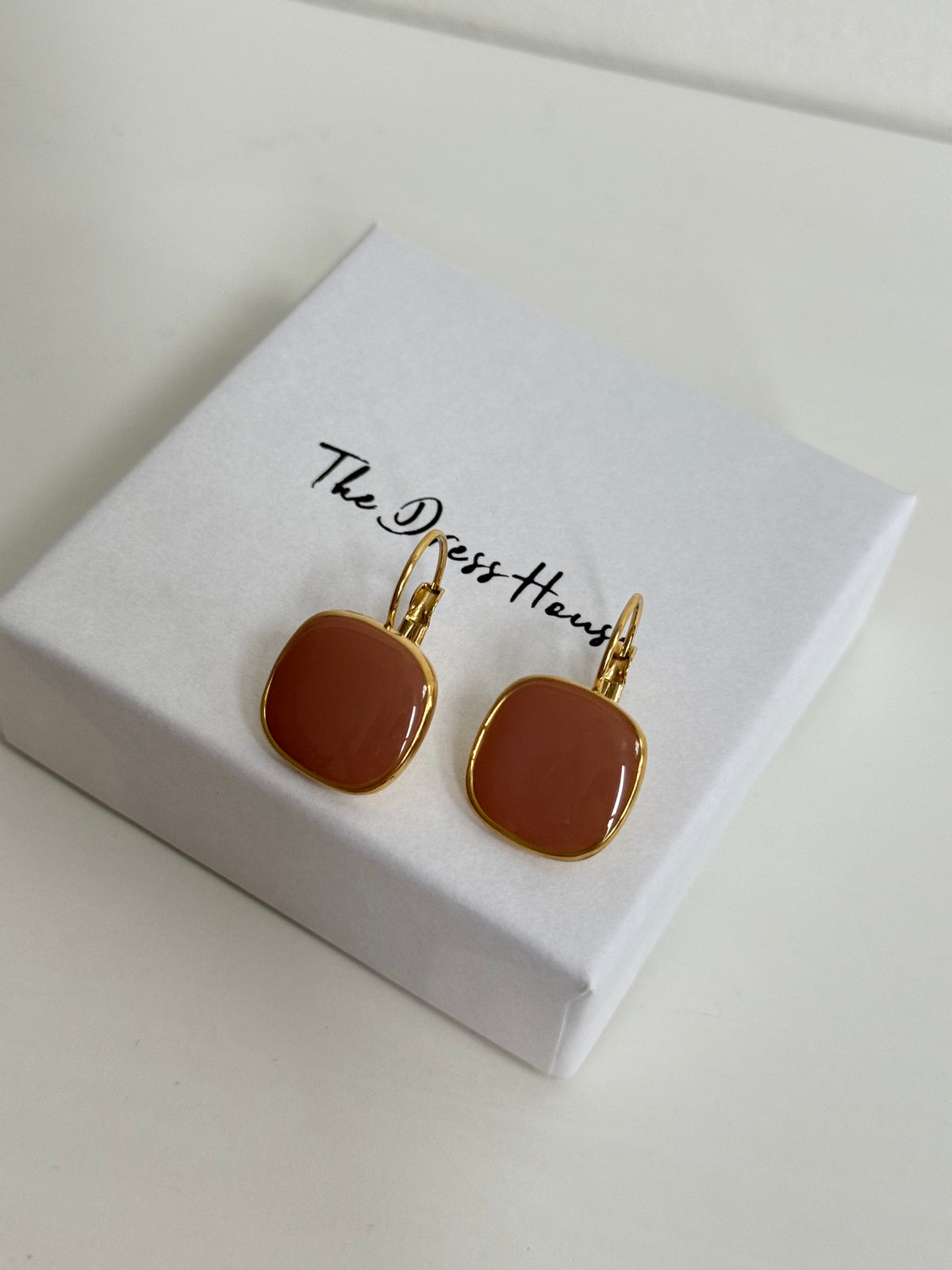 Kylie - Nude Pink Gold Earring