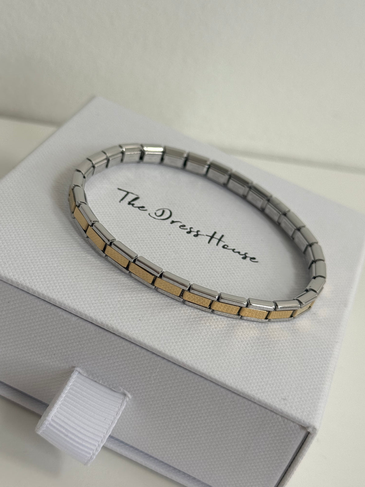 Alia - Gold Silver Bangle Bracelet