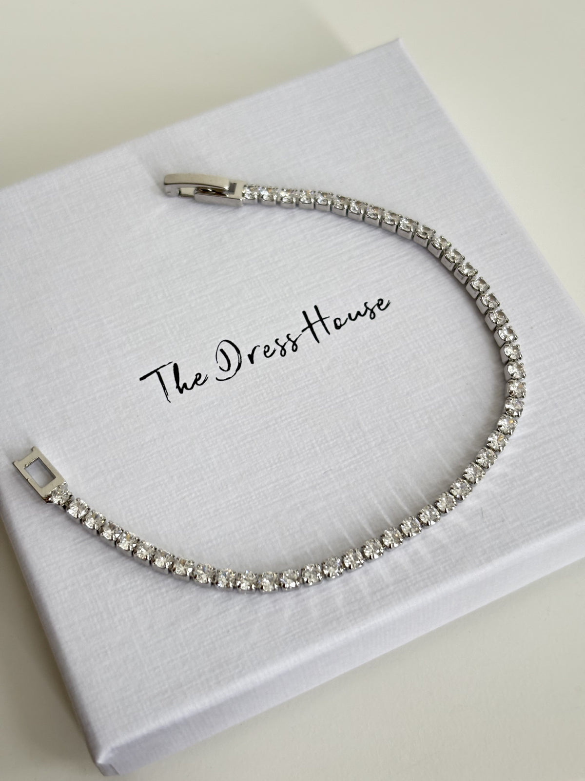 Kora - Silver Tennis Bracelet (14cm)